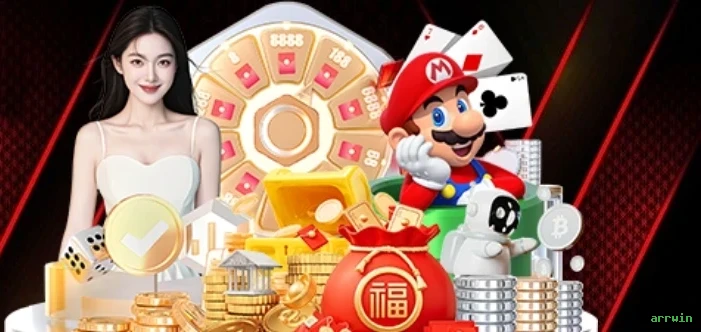 Imagem promocional do cassino online da arrwin mostrando jogos ao vivo